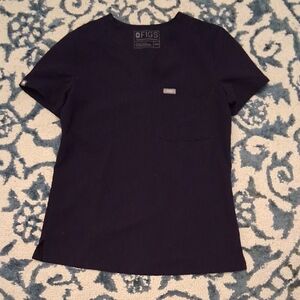 FIGS Deep Purple Medical Scrub Top